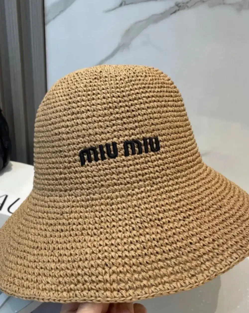 Miu Miu Khaki - Straw Fisherman's Hat